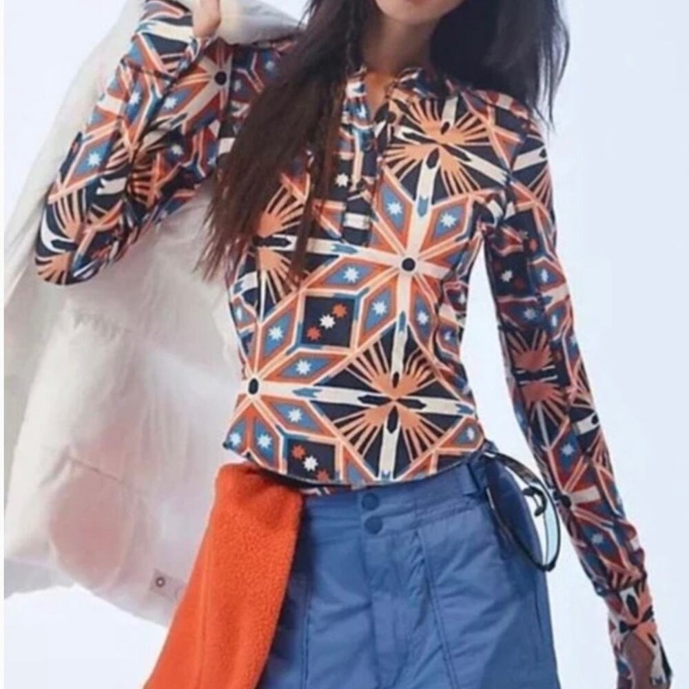Free People Movement Fireside Layer Long Sleeve Top - Size S